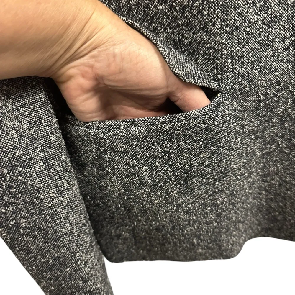 Valerie Stevens Tweed Silk and Wool Blend Gray Tweed 3 Button Blazer Jacket 10 - Image 6