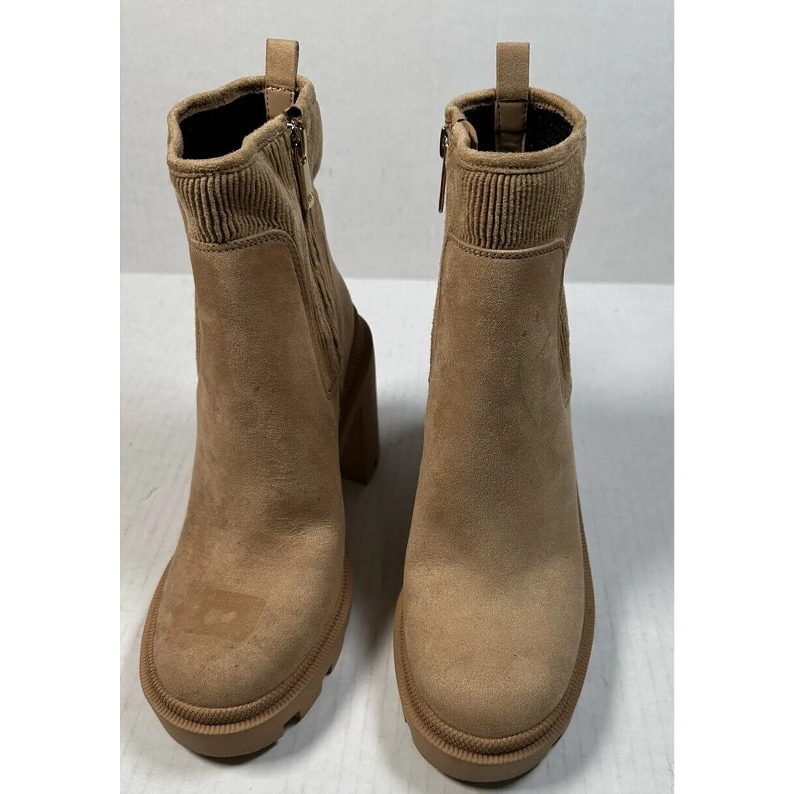 JLO Jennifer Lopez Emalee Ankle Boots, Women's Size 9 M, Beige NEW MSRP $110‎ - Image 4