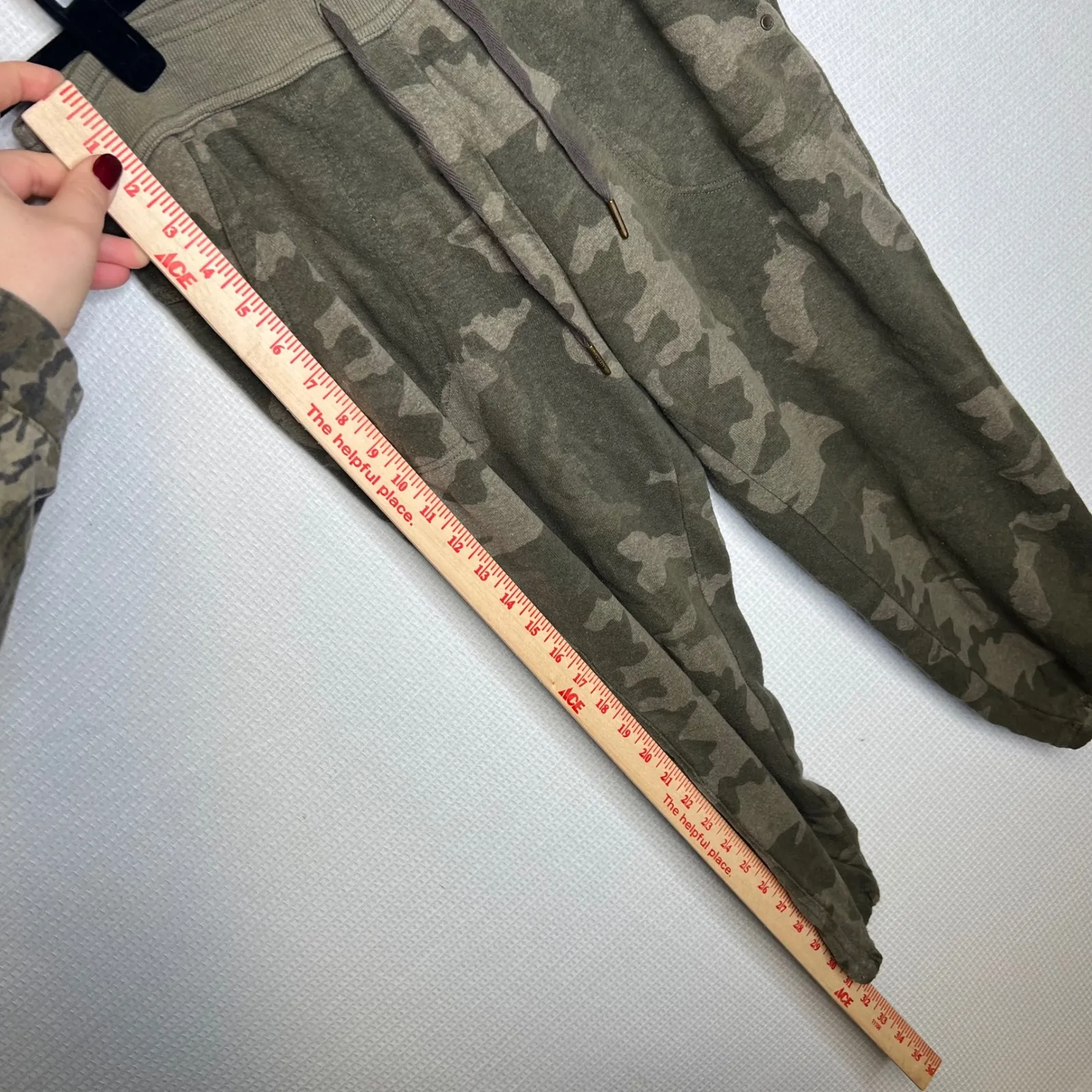 prAna Camouflage Jogger Sweatpants Womens Size S Green Relaxed Fit Casual - Image 6