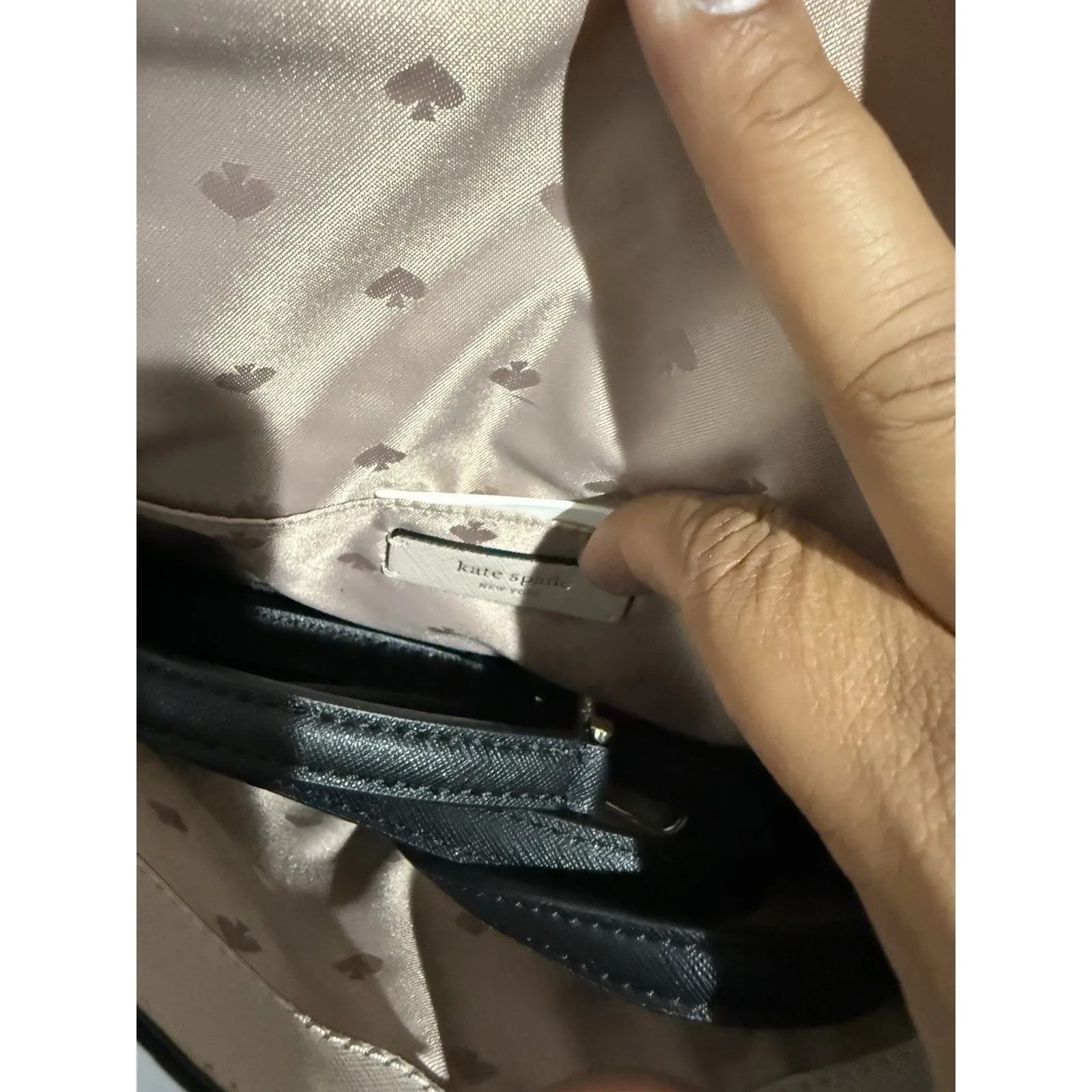 Kate Spade New York Cameron Convertible Crossbody Bag Multicolor White Black Y - Image 10