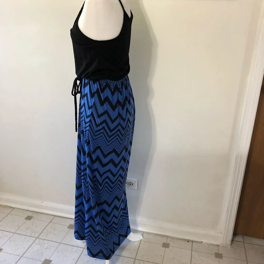 Pink Rose Women Blue Casual Dress,  Maxi - Image 4