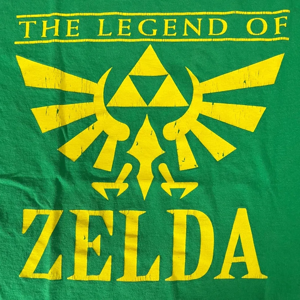 Legend of Zelda Triforce Logo Link - Nintendo Shirt - Image 2