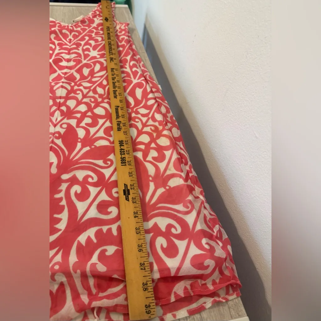 Vintage Vivienne Tam Printed Sleeveless Dress Nylon Mesh Y2K 90s NO SIZE *SPOT* - Image 5