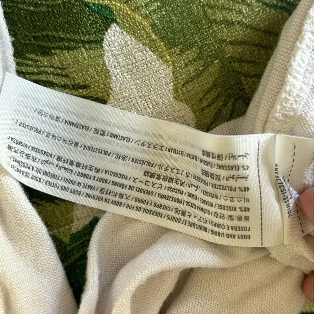 Abercrombie soft brushed fleece long sleeve wrap front white bodysuit size XL - Image 3