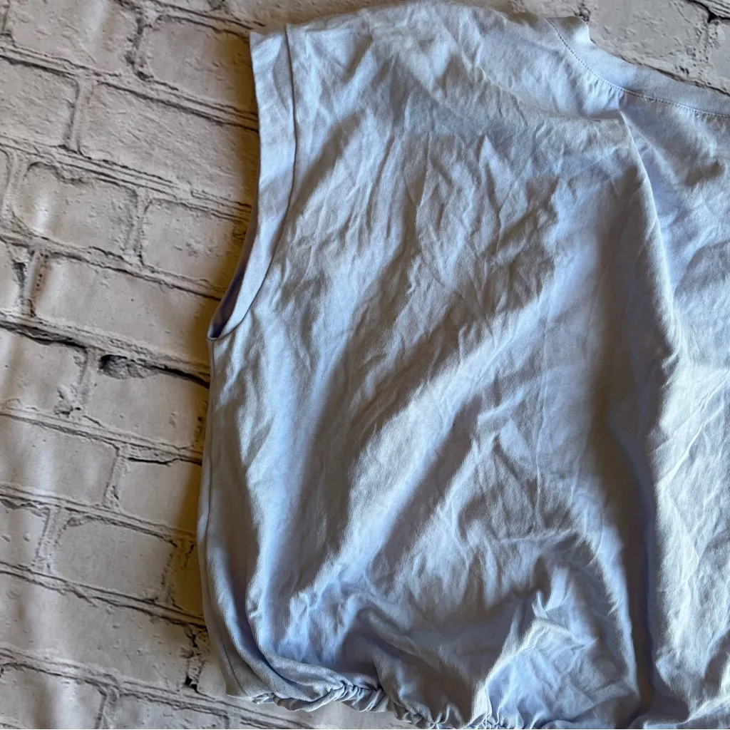 Pink Lily Blue Bubble Tee Medium Short Sleeve Girlie Feminine Love Shack Pastel - Image 8