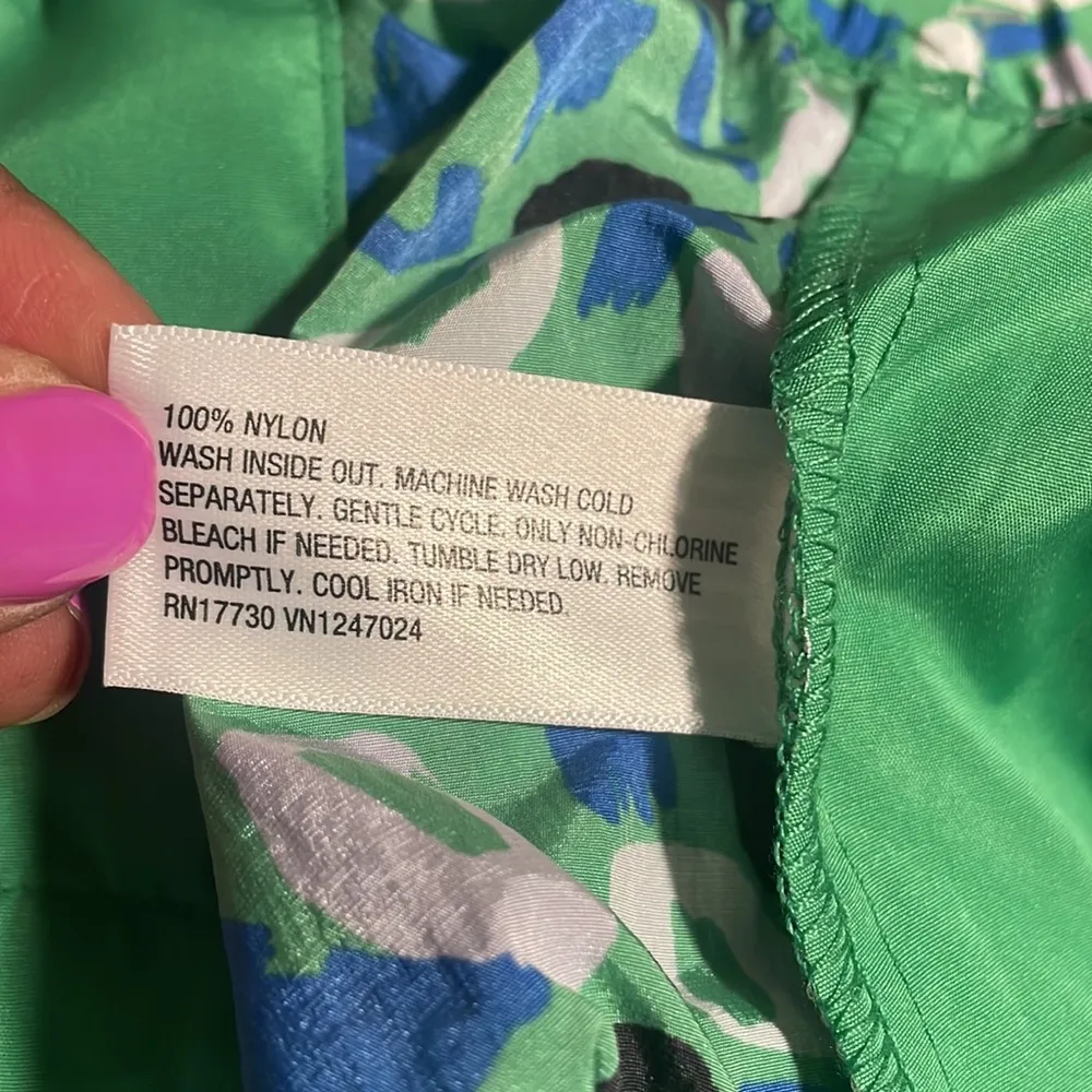 Utility Jazz Dot Green Cargo Pants Diane Von Furstenberg for Target New size XL - Image 5