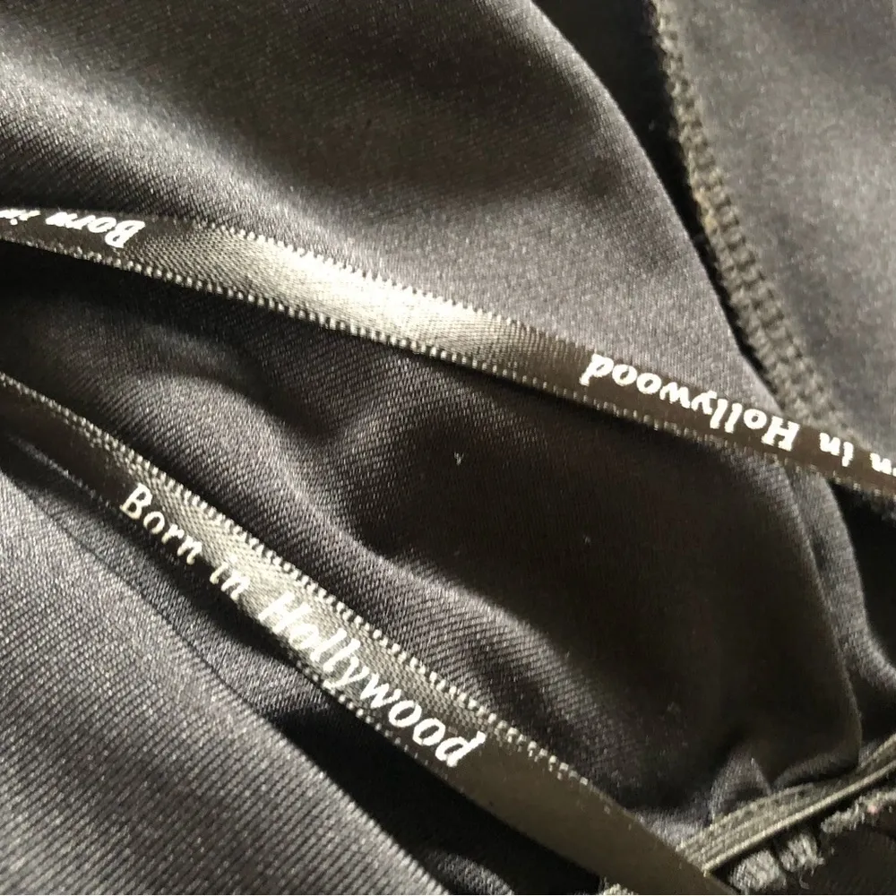 Fredericks of Hollywood Black On Off Shoulder Bodycon Dress M Witchy Goth Dark - Image 6