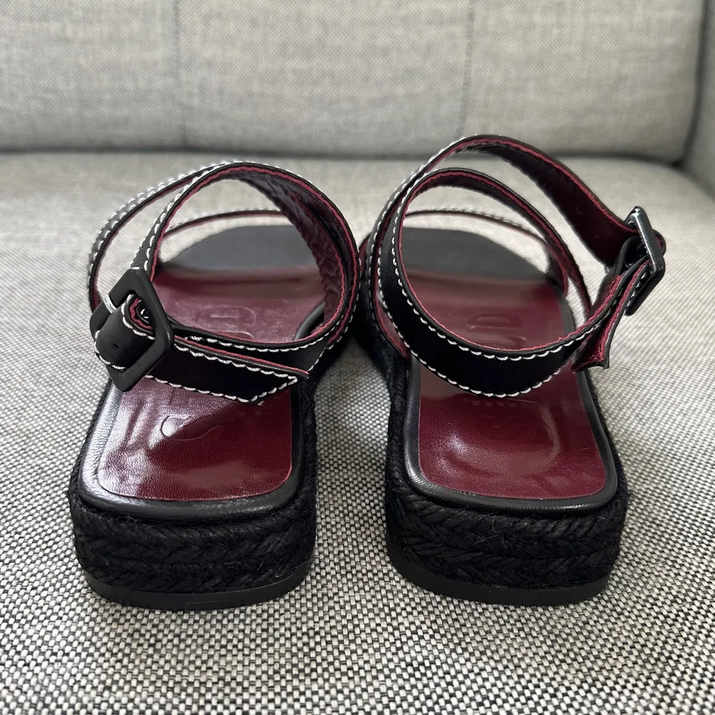 STAUD Lara Espadrille Sandals - Image 9