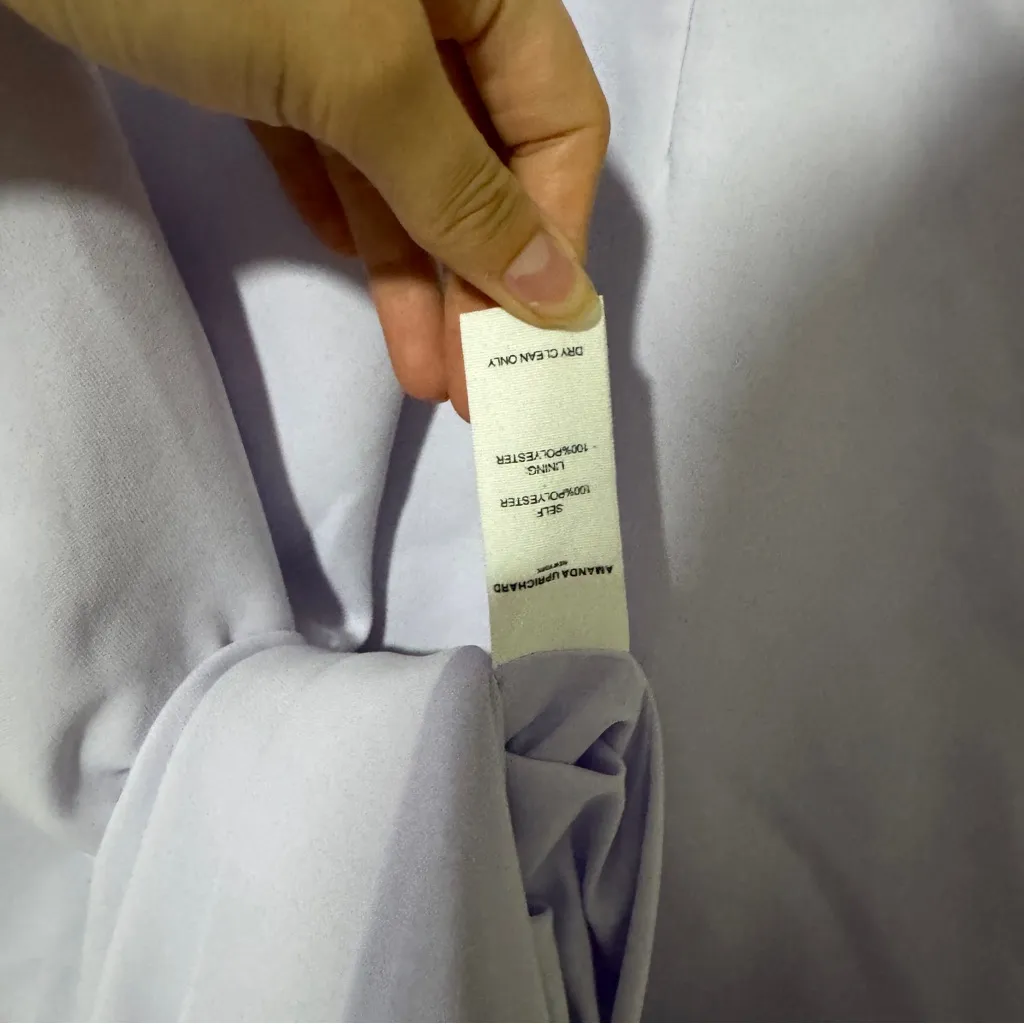 AMANDA UPRICHARD Marbella Maxi Dress in Lavender M - Image 7