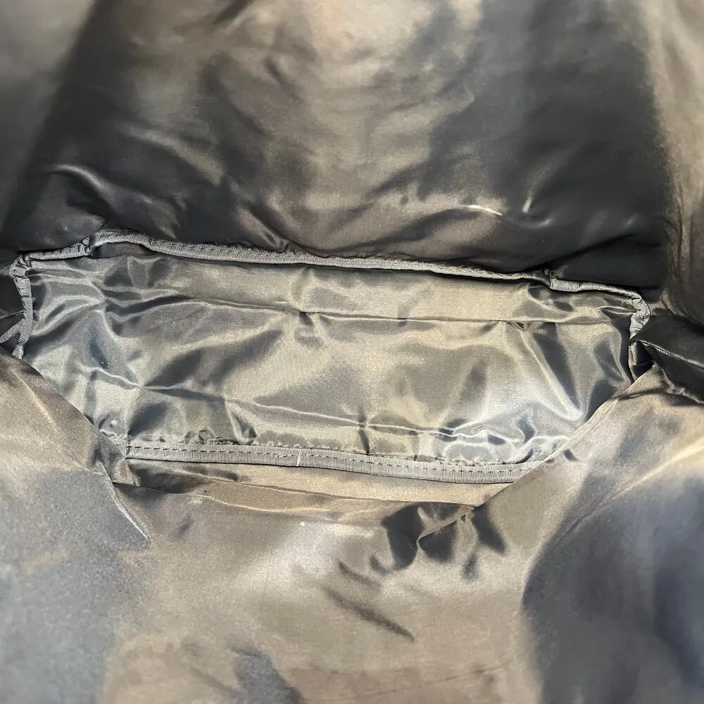 Smokey Blue Flower Top Handle Bag - Image 5