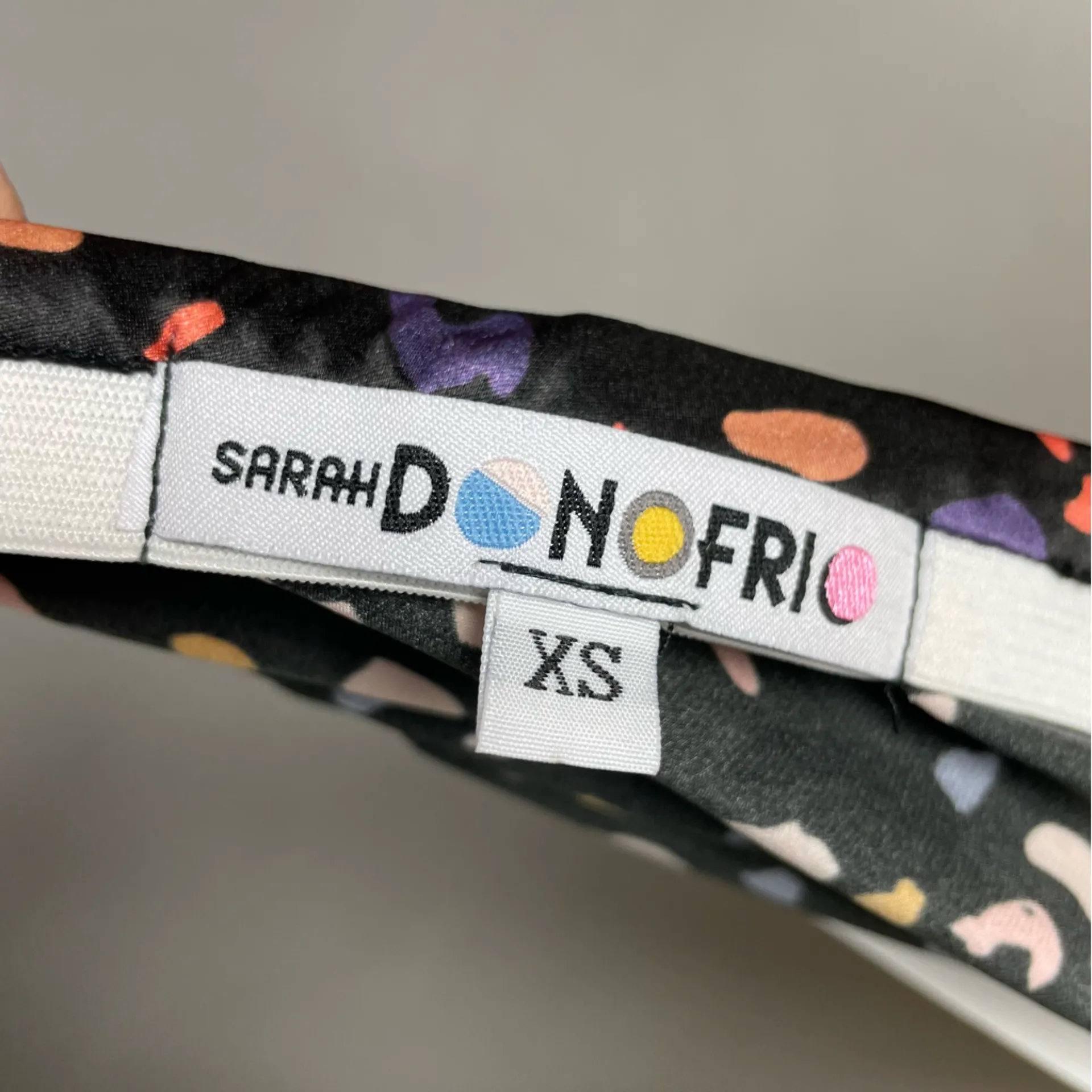 Sarah‎ Donofrio Skirt Skirt Leopard Print Size XS Black Colorful Midi Eclectic - Image 4