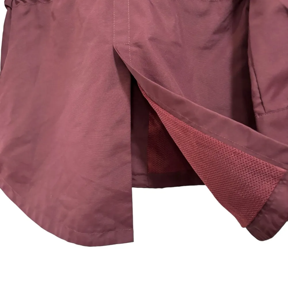 O’Neill Gayle Burgundy Windbreaker Hooded Zip Up Spring Jacket Women's Size XS - Image 14