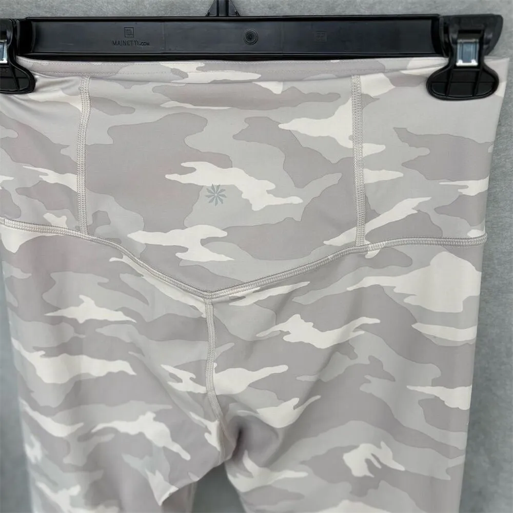 Athleta Women's Camo 7/8 Ankle Leggings Brown Size M High-Rise Yoga - Image 6