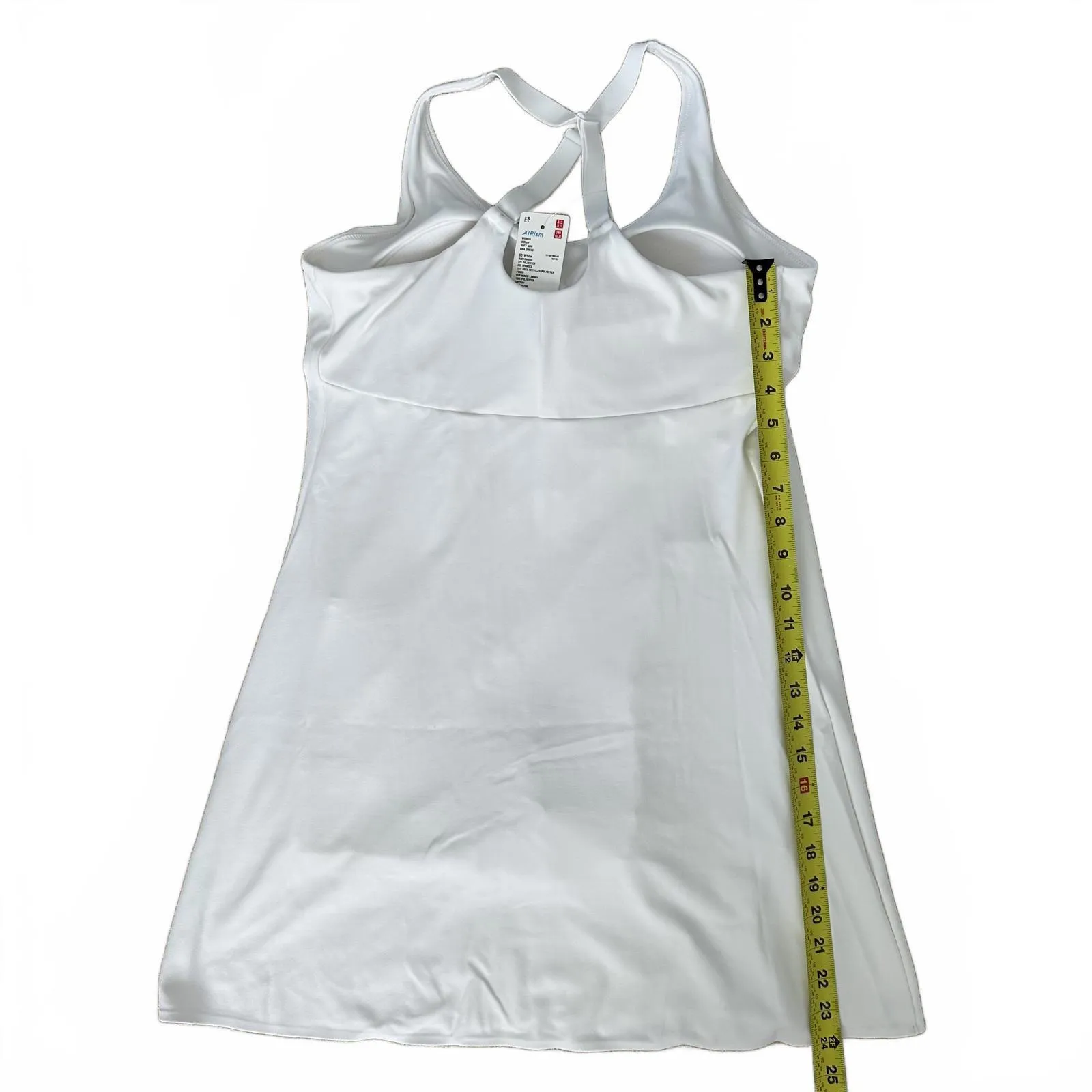 Uniqlo  AIRism Soft Mini Bra Dress White NWT Medium - Image 4
