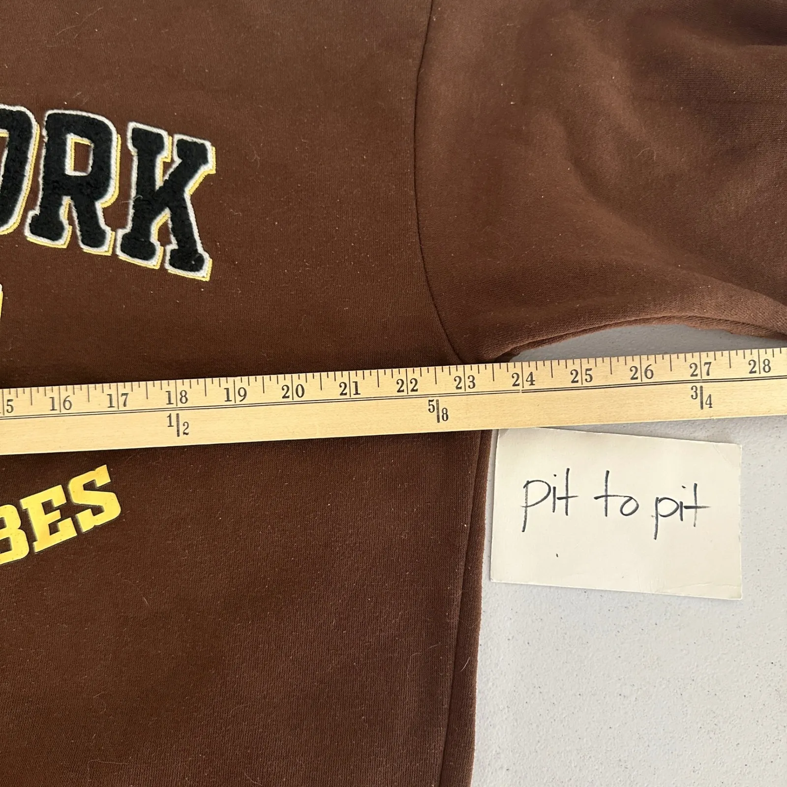 Buch and Stone New York 1996‎ Legendary Vibes Brown Sweatshirt Crewneck Women L Size L - Image 8