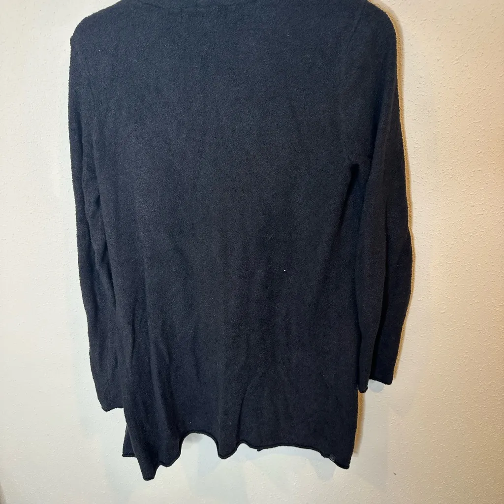 Barefoot Dreams Midnight Black Cardigan -small - Image 3