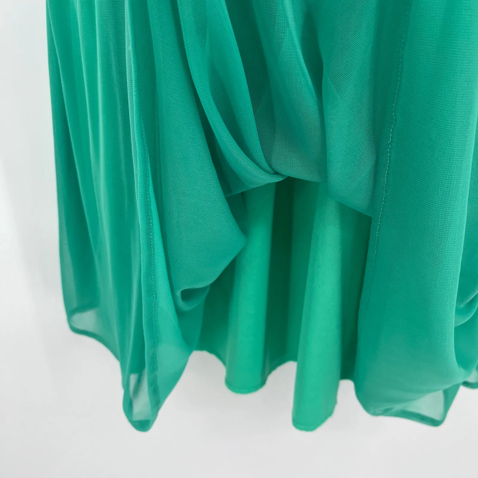 Y2K Sequin Hearts One Strap Babydoll Dress Sz L Hoco Floral Coquette Romantic - Image 5