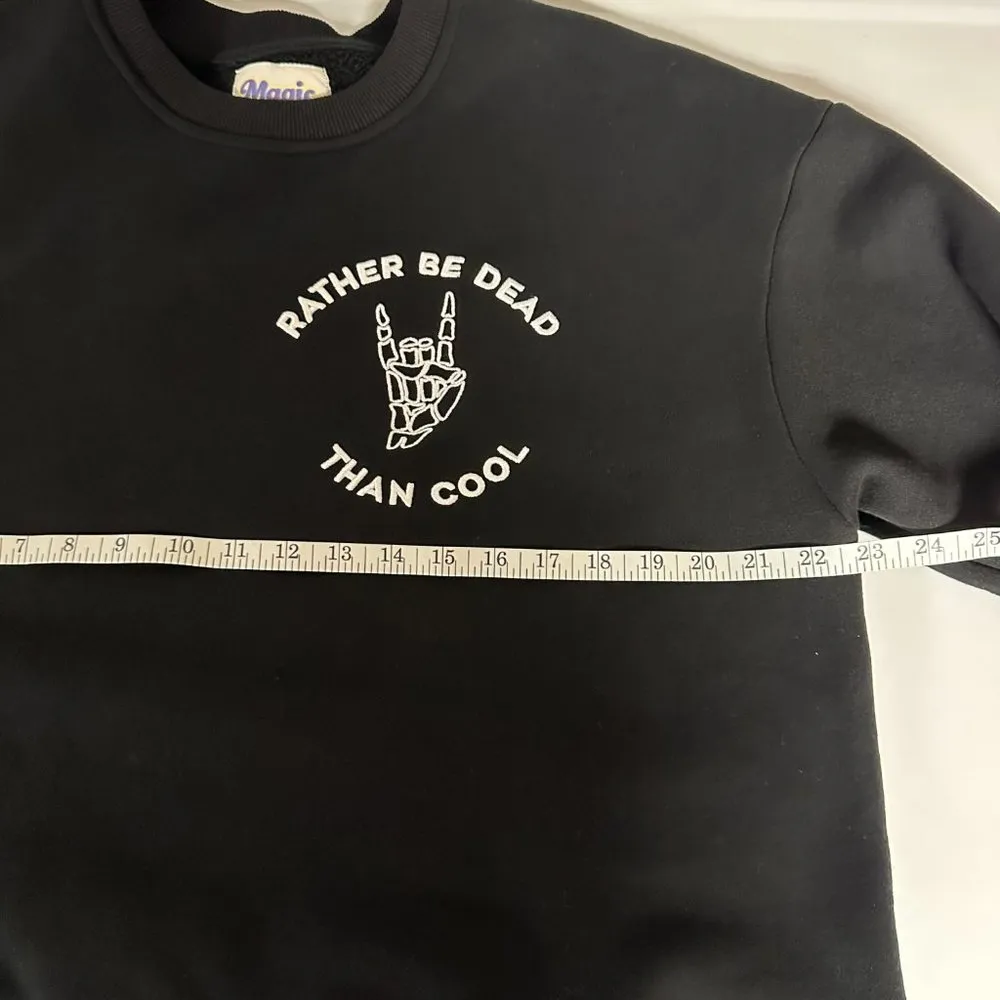 Magic Luv Embroidered Sweatshirt Black Size L - Image 6