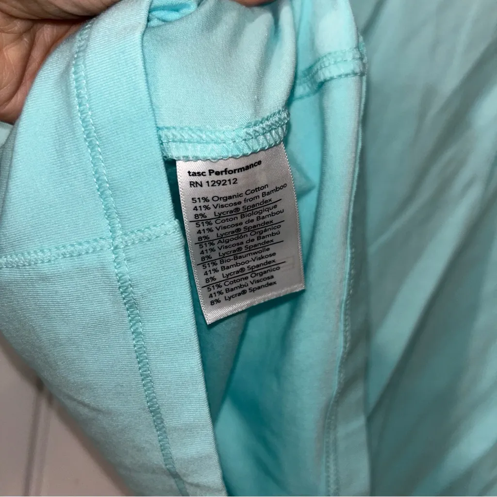 Tasc Orange Beach Quarter Zip Women’s Small Blue - Image 6