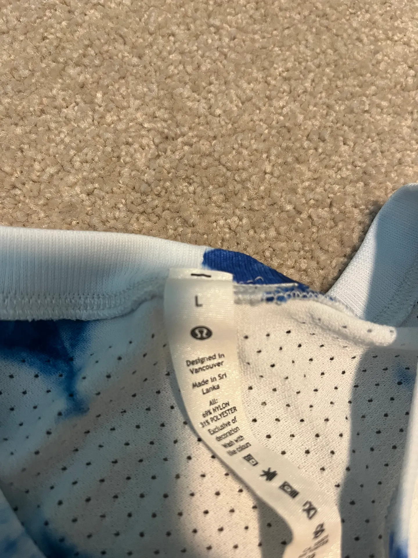 Lululemon Blue And White Tank - Image 6