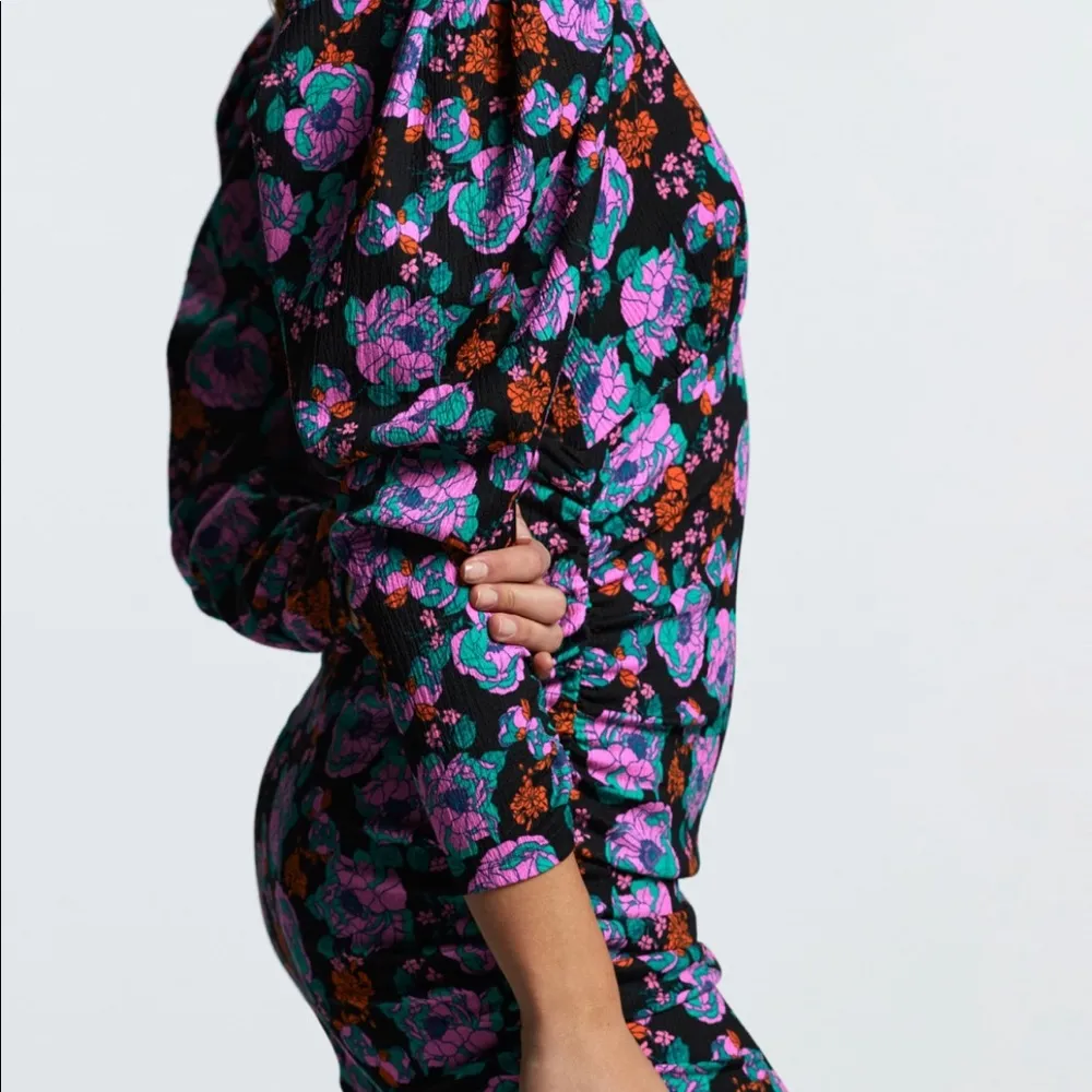 ZARA Floral Print Dress - Image 7