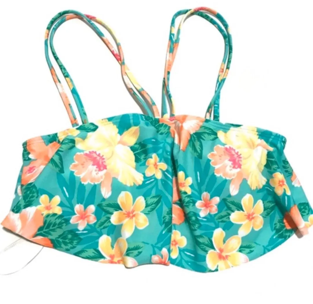 Halter floral Swim Top - Image 2
