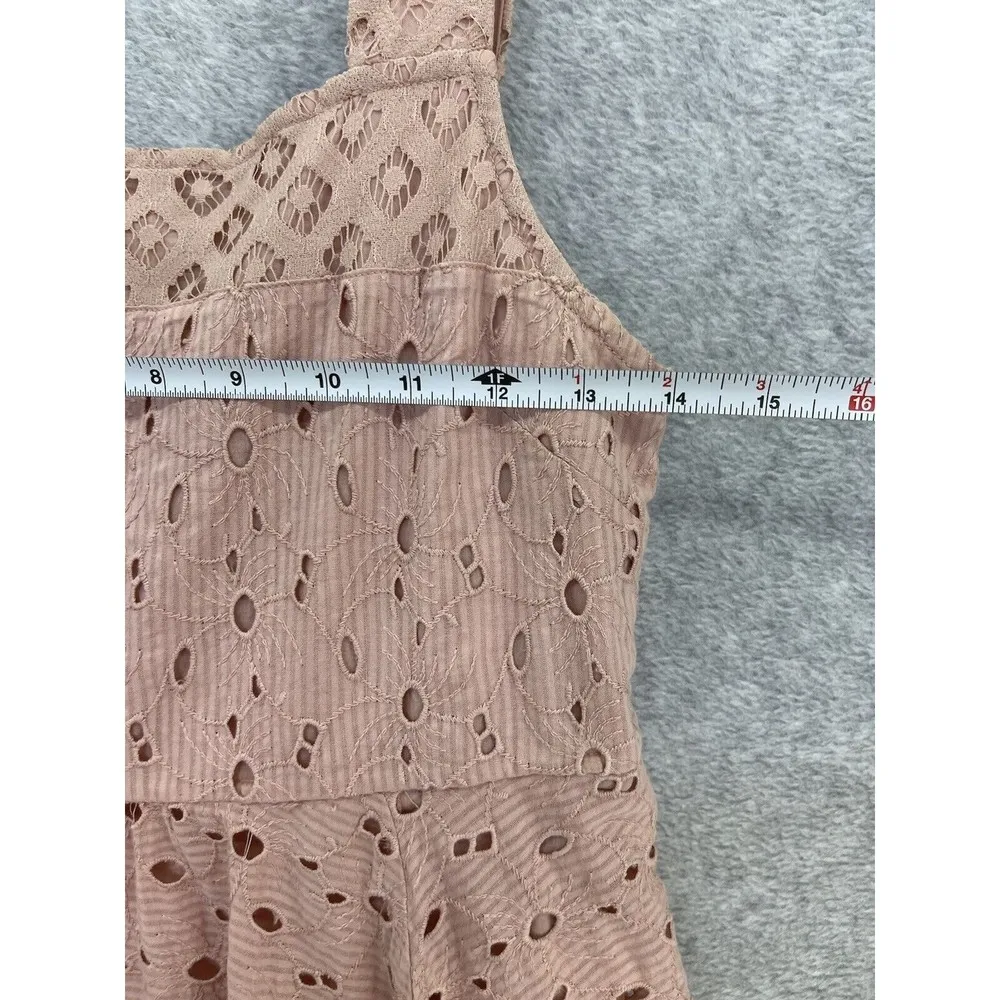 MaEVe Anthropolgie Pink Dress Sleeveless Handkerchief Hem Size 2 Floral - Image 8