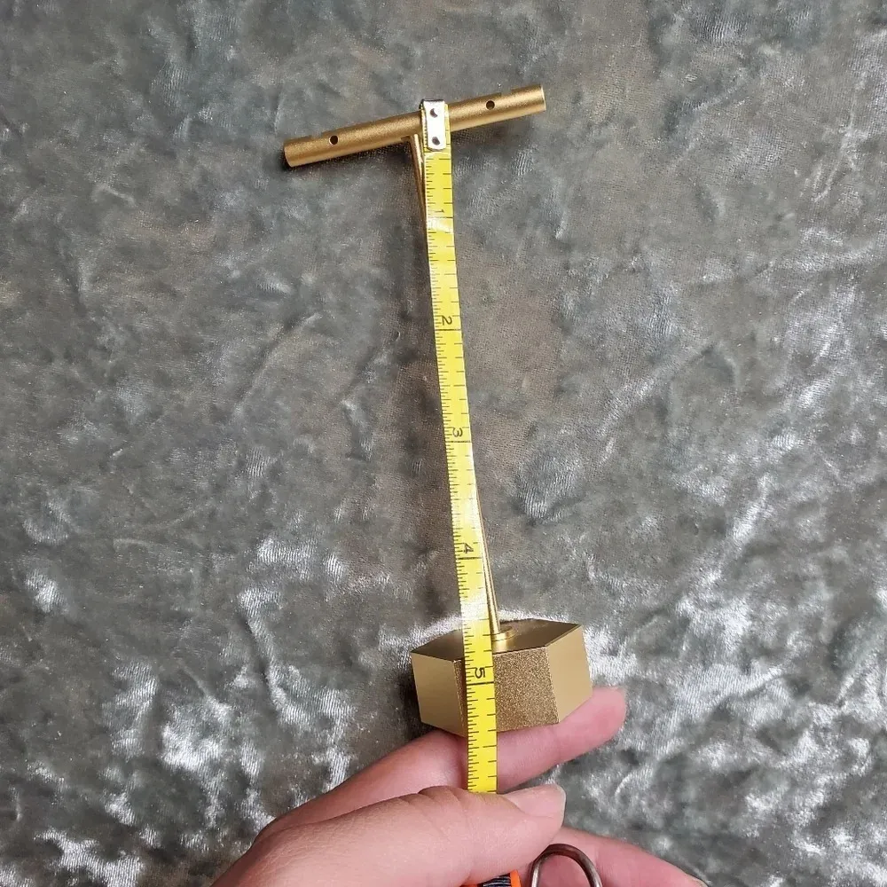 Gold Metal Earring T Bar Stand - Image 2