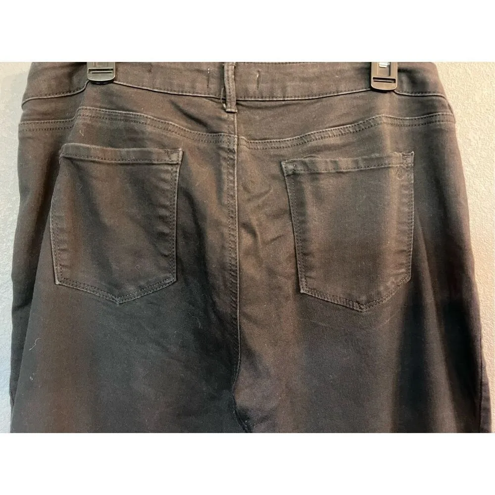 Black Jessica Simpson Jeans Size 32 Kiss‎ Me Super Skinny VGUC - Image 4