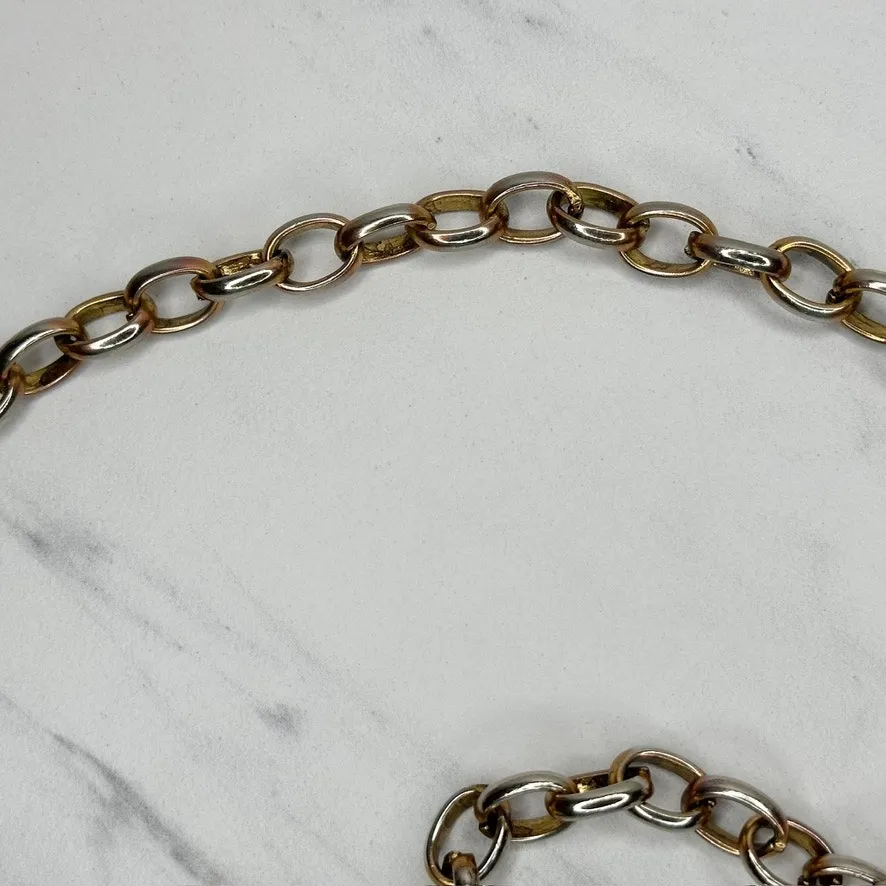 Chunky Concho Gold Silver Tone Chain Belt One Size (OS) ✨ - Image 9