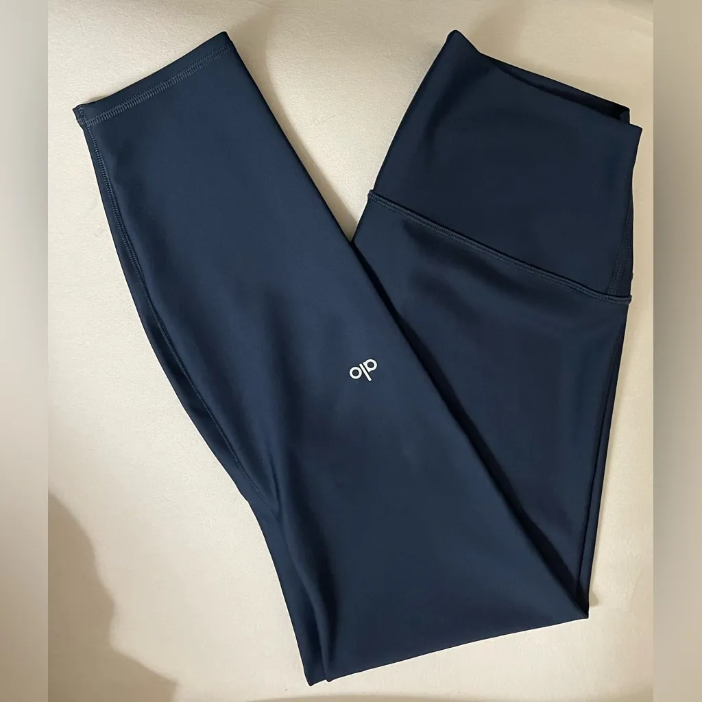 Alo Yoga NWOT High Waist Airlift Leggings Navy Blue Size L - Image 10