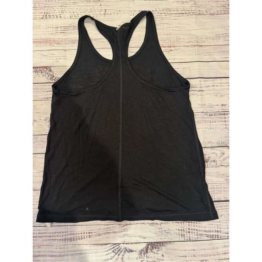 Lorna Jane No Limits Racerback Tank Top in Black Size Medium - Image 4