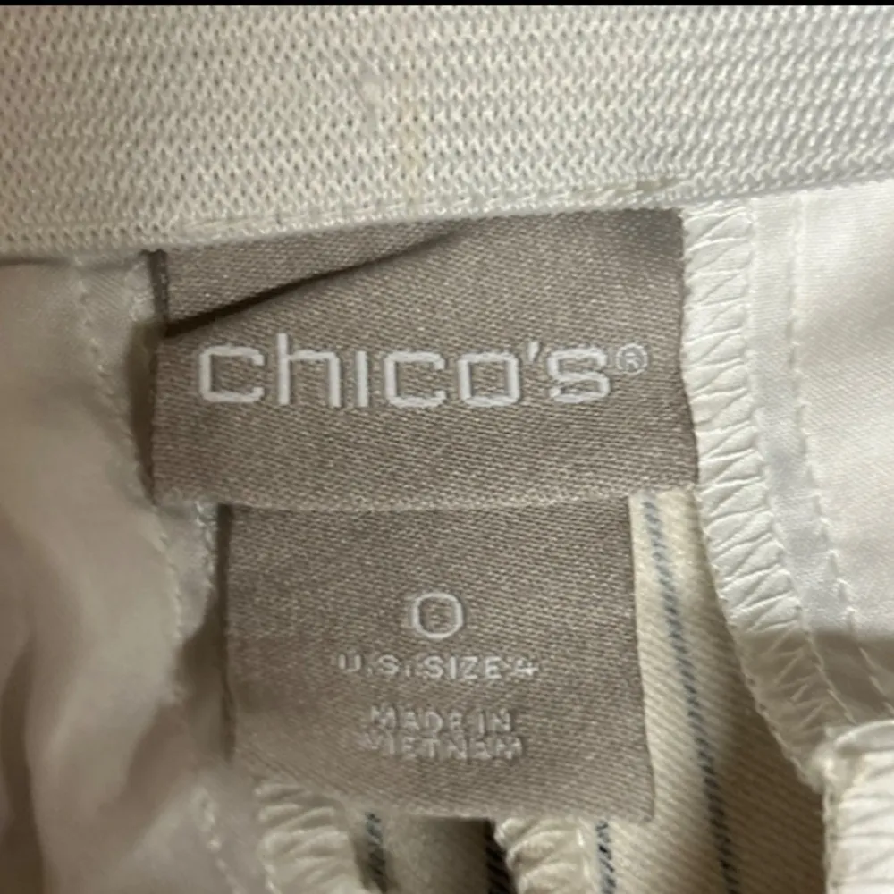 Chicos So Slimming Fine Lines Ankle Pants Women’s Size Small Chicos size 0 - Image 4