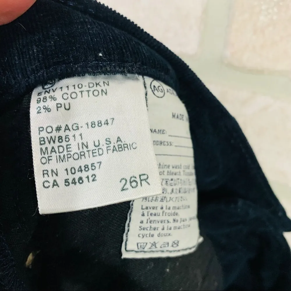 Ag The Stilt Cigarette Skinny Corduroy Jea… - Image 8