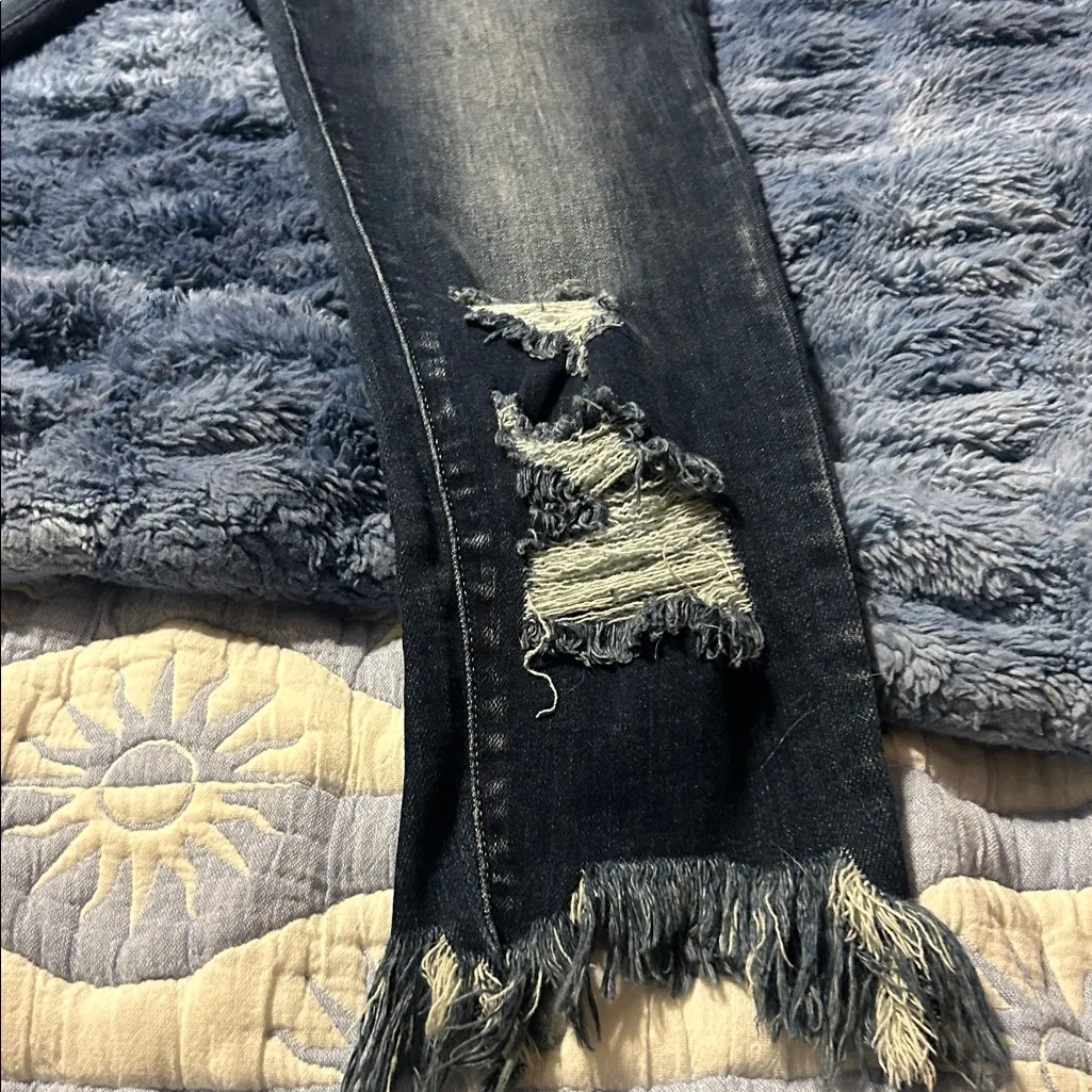 Distressed kancan signature jeans Blue Size 27 - Image 5