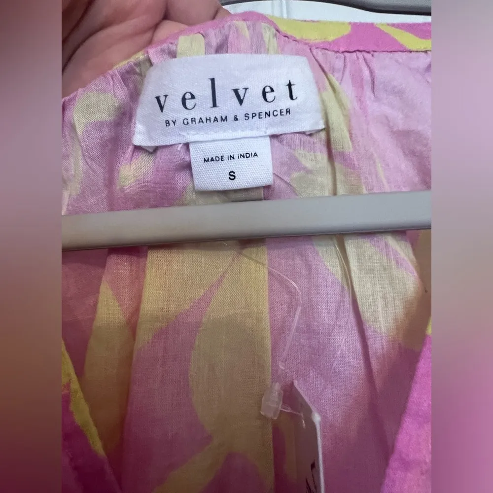 VELVET BY GRAHAM & SPENCER Kiki Dress in Pink 100% cotton - Image 5