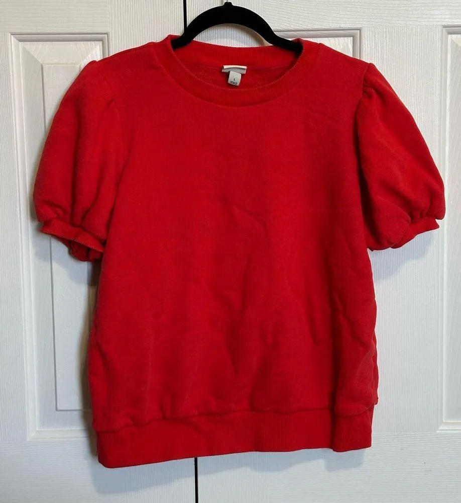 A New Day Sweater Top Red Large - Image 2