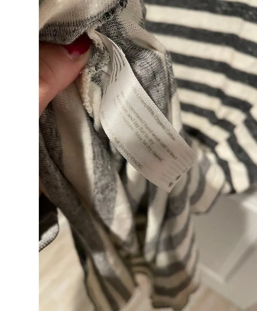 Eileen Fisher striped linen dress size medium - Image 5