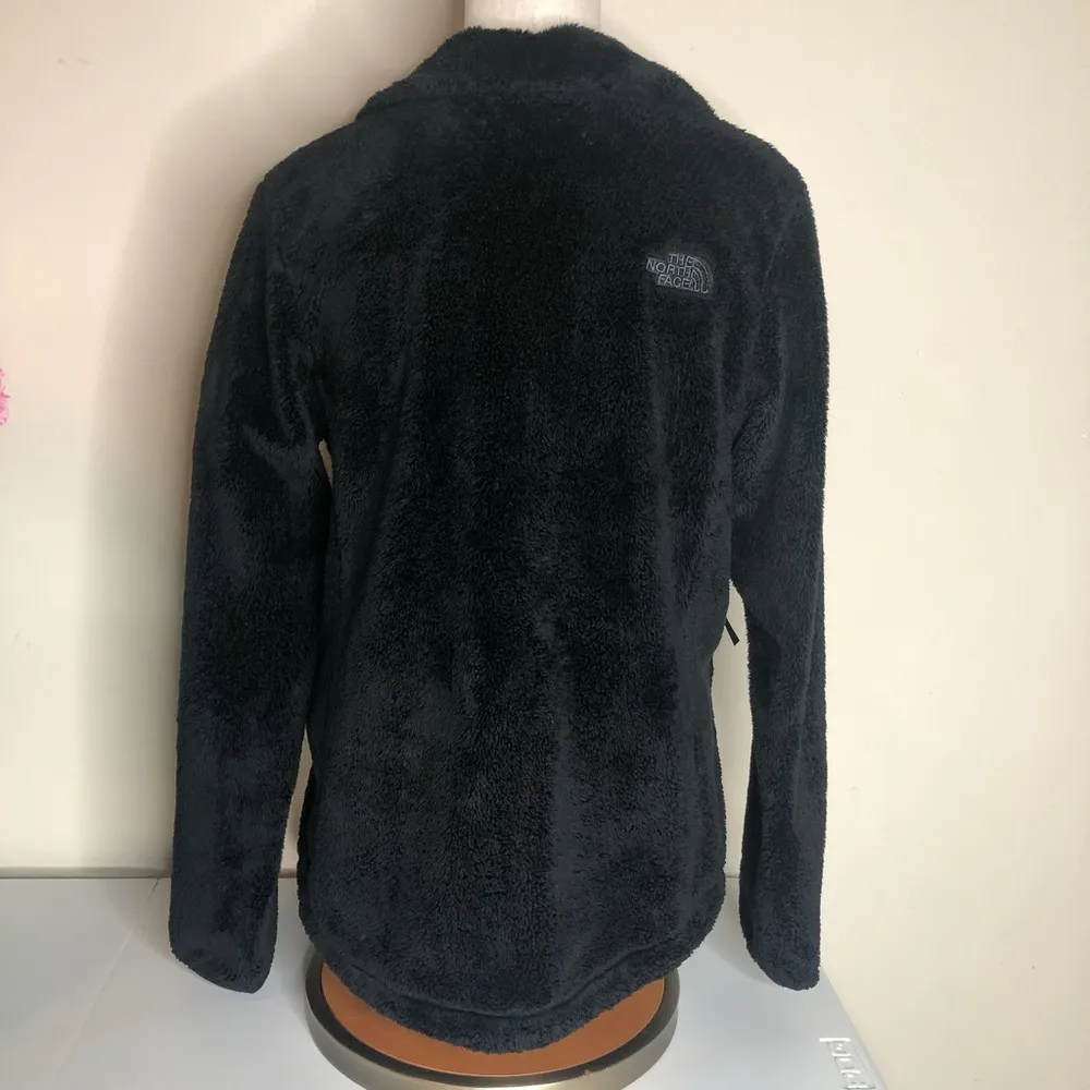 The North Face Osito Women’s Size Small Black Fuzzy Fleece Zip Up Jacket Coat - Image 3