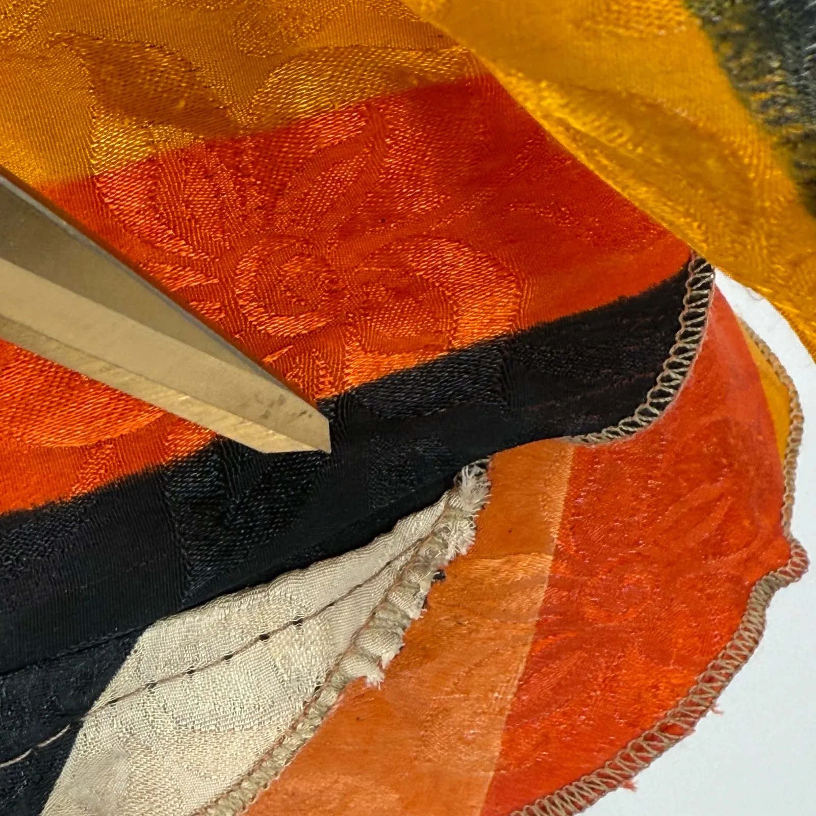 ZURY Wrap Skirt Free Size Boho Festival Hippie Bohemian Rave Made in India Rayon Blue - Image 6