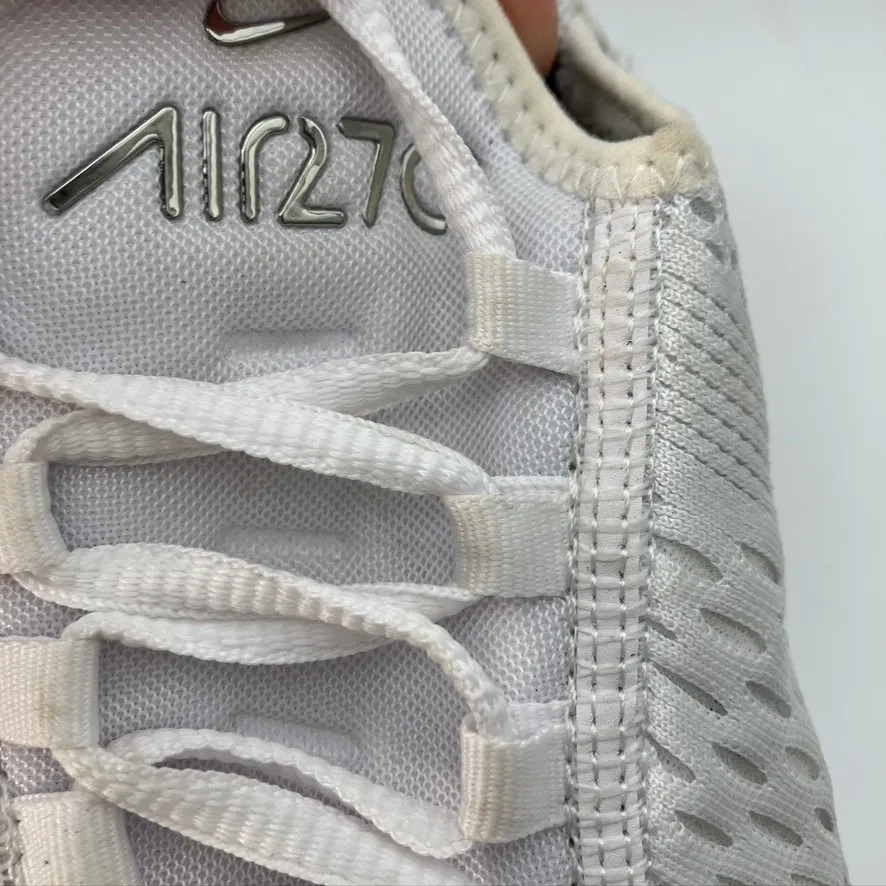 Nike Air Max 270 White Gold Womens Running Shoes Sneakers‎ Size 7 DM3080-100 - Image 2
