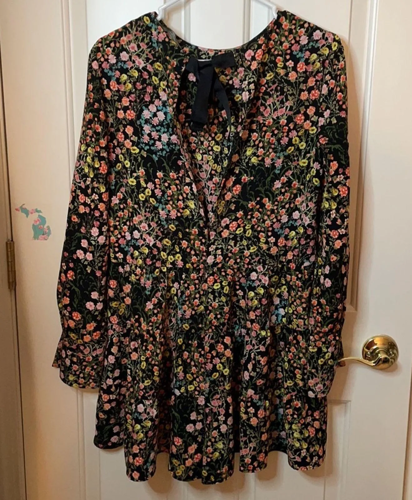 ZARA  floral print long sleeve romper Small - Image 10