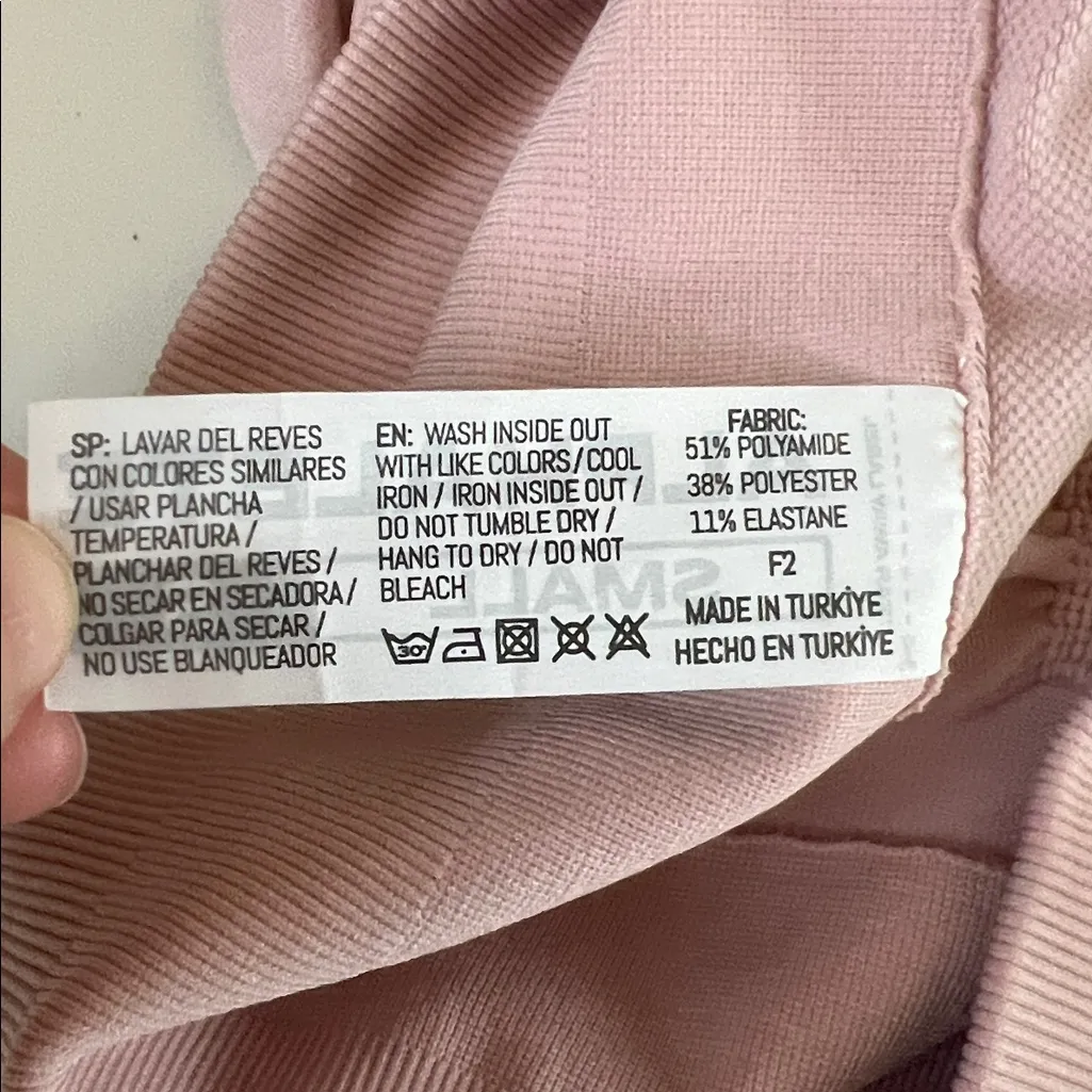 Alphalete Amplify Butt Scrunch Shorts Light Pink Size Small - Image 5