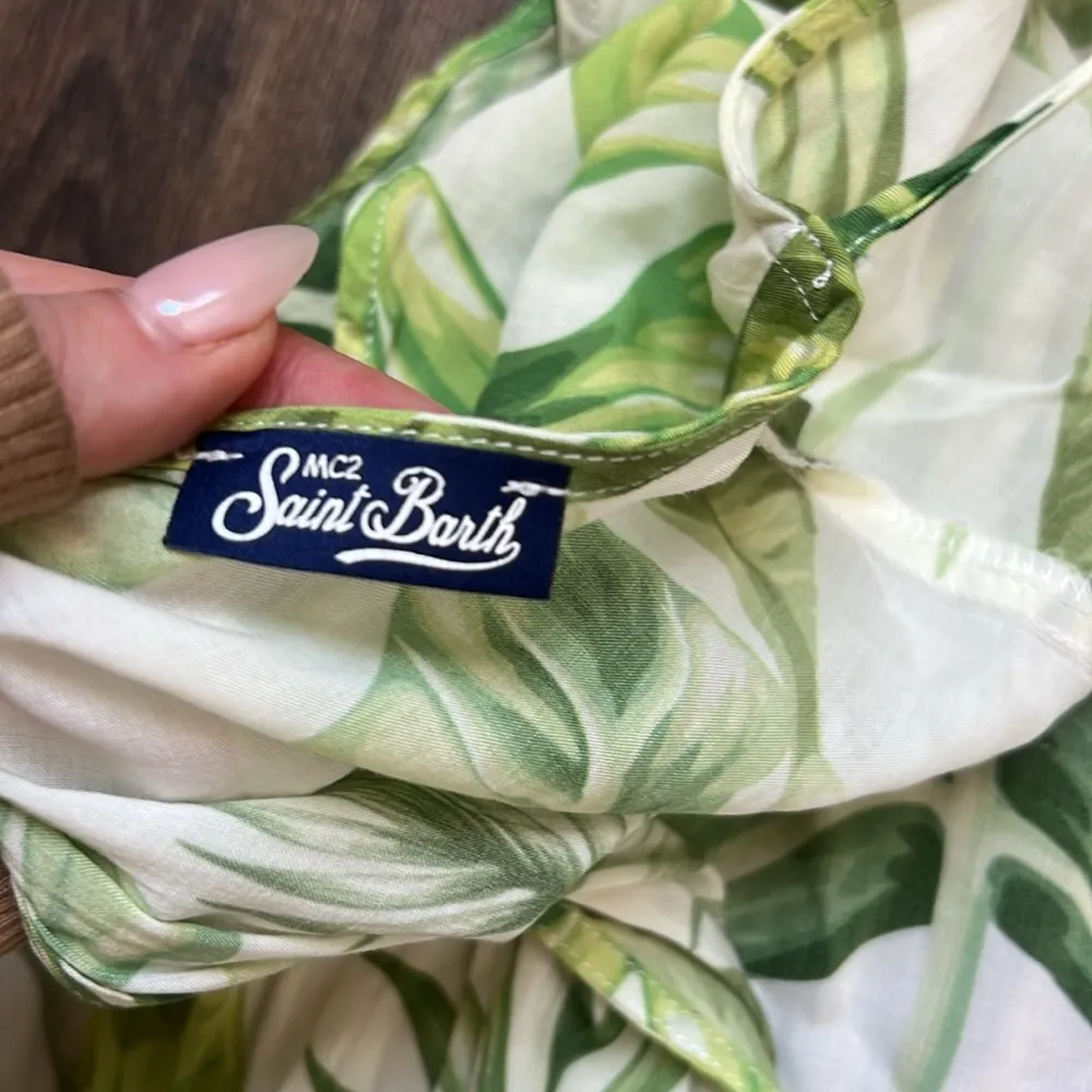 MC2 Saint Barth Tropical Leaf Maxi Dress Size M - Image 6