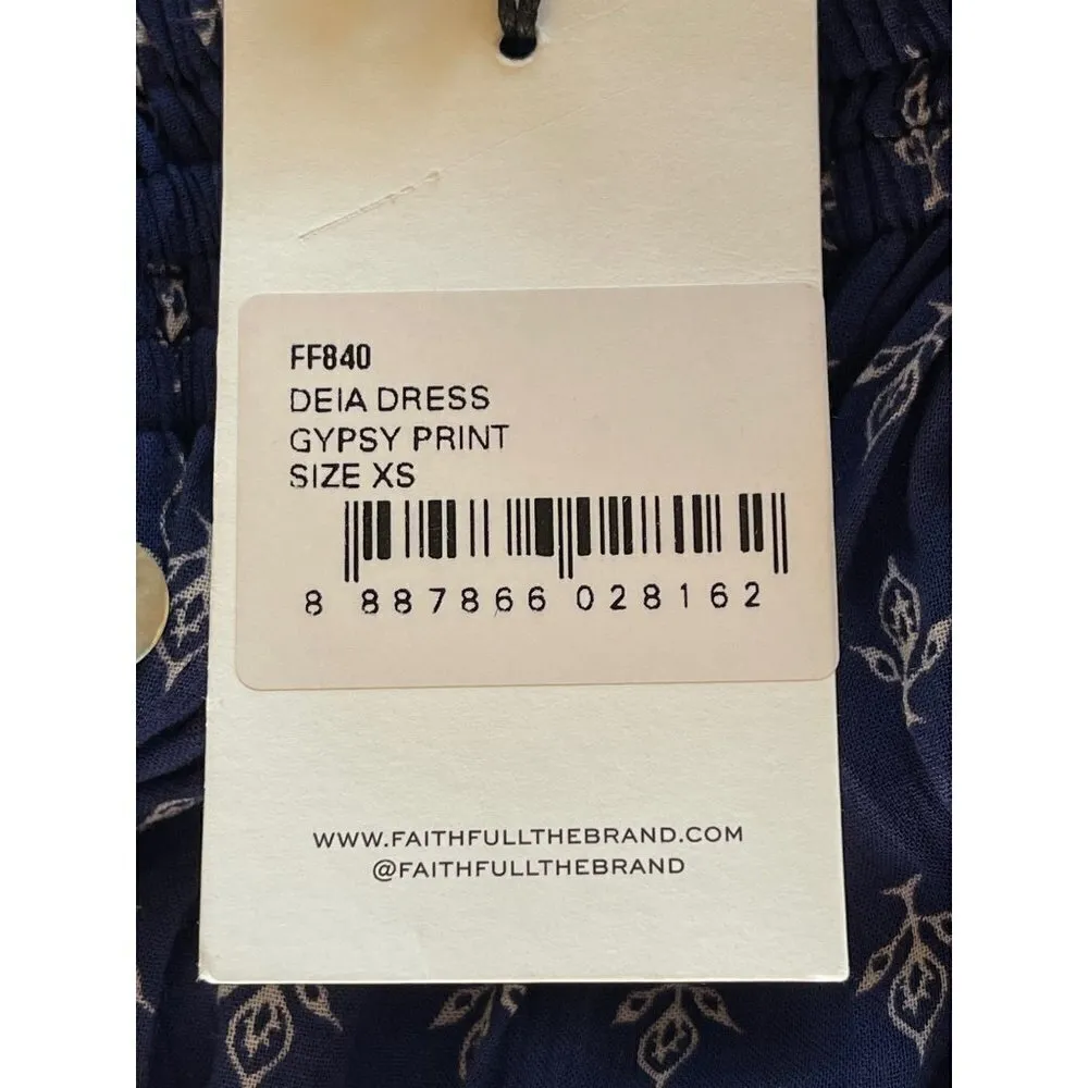 Faithfull The Brand Diea Gypsy Print Off The‎ Shoulder Flowy Tunic Mini Dress 2 - Image 13