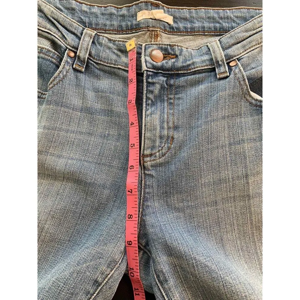 Eileen Fisher Jeans Women's Size 4‎ Medium Wash Denim Stretch Organic Cotton - Image 9