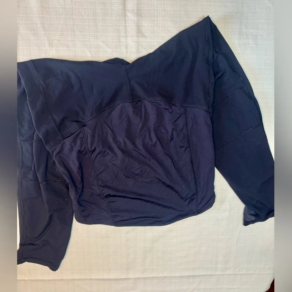 Isabel Maternity | Black Leggings with Crossback Belly Band | Size Large - Image 4