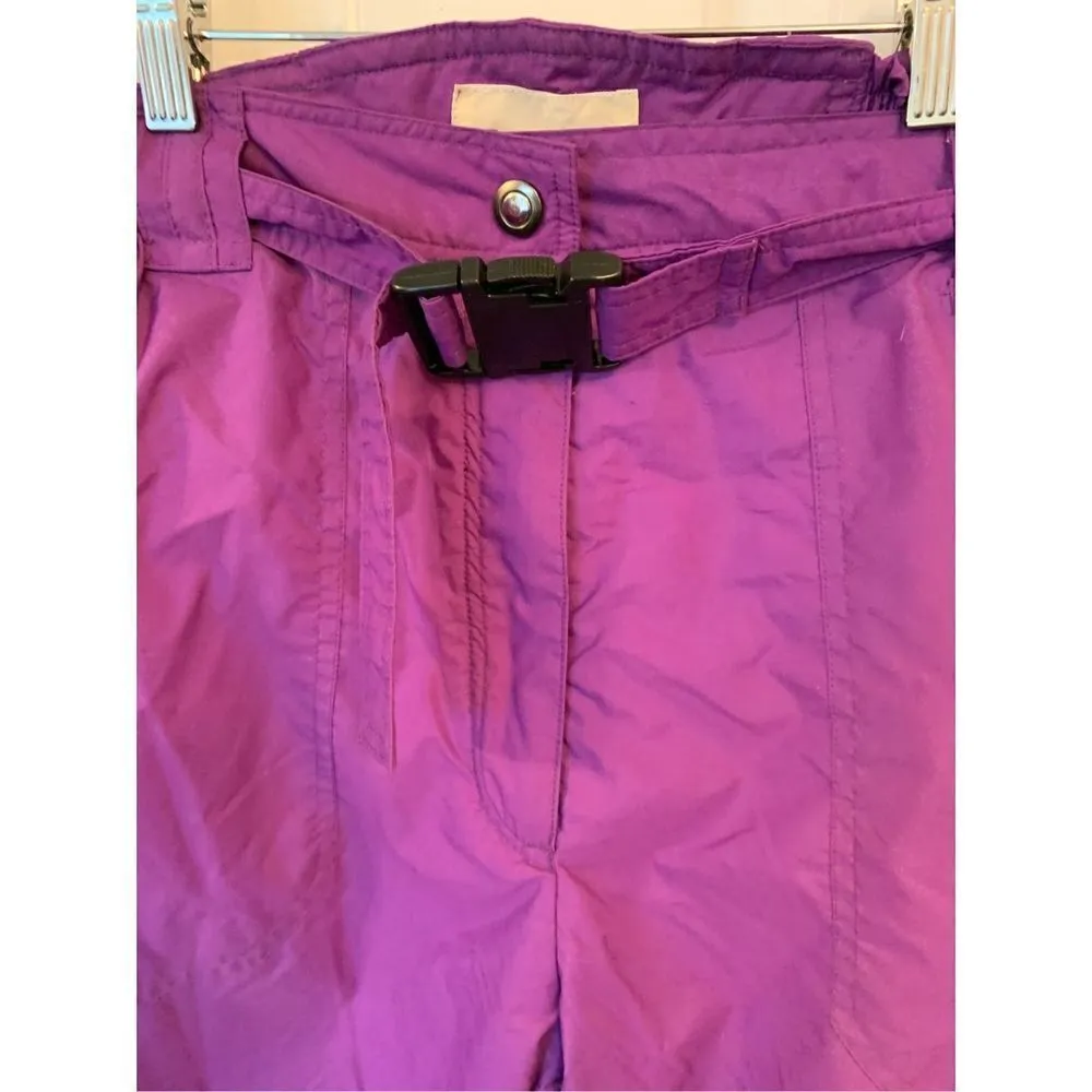 St. Johns bay purple large ski pants vintage like - Image 2