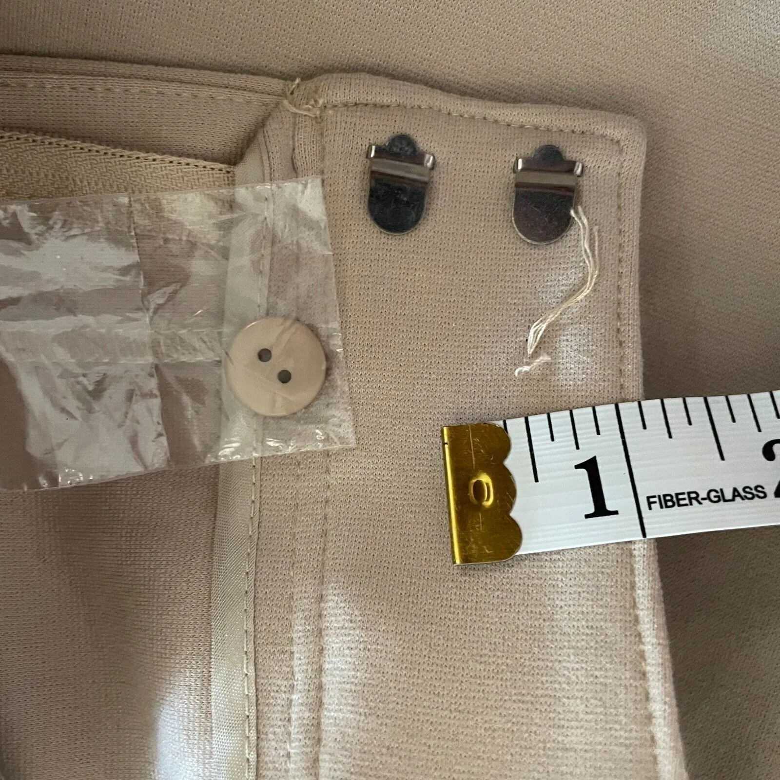 NWT Spiegel Women's Beige Tailored Pants Size 12‎ Ponte Knit Style 63329 Career - Image 9