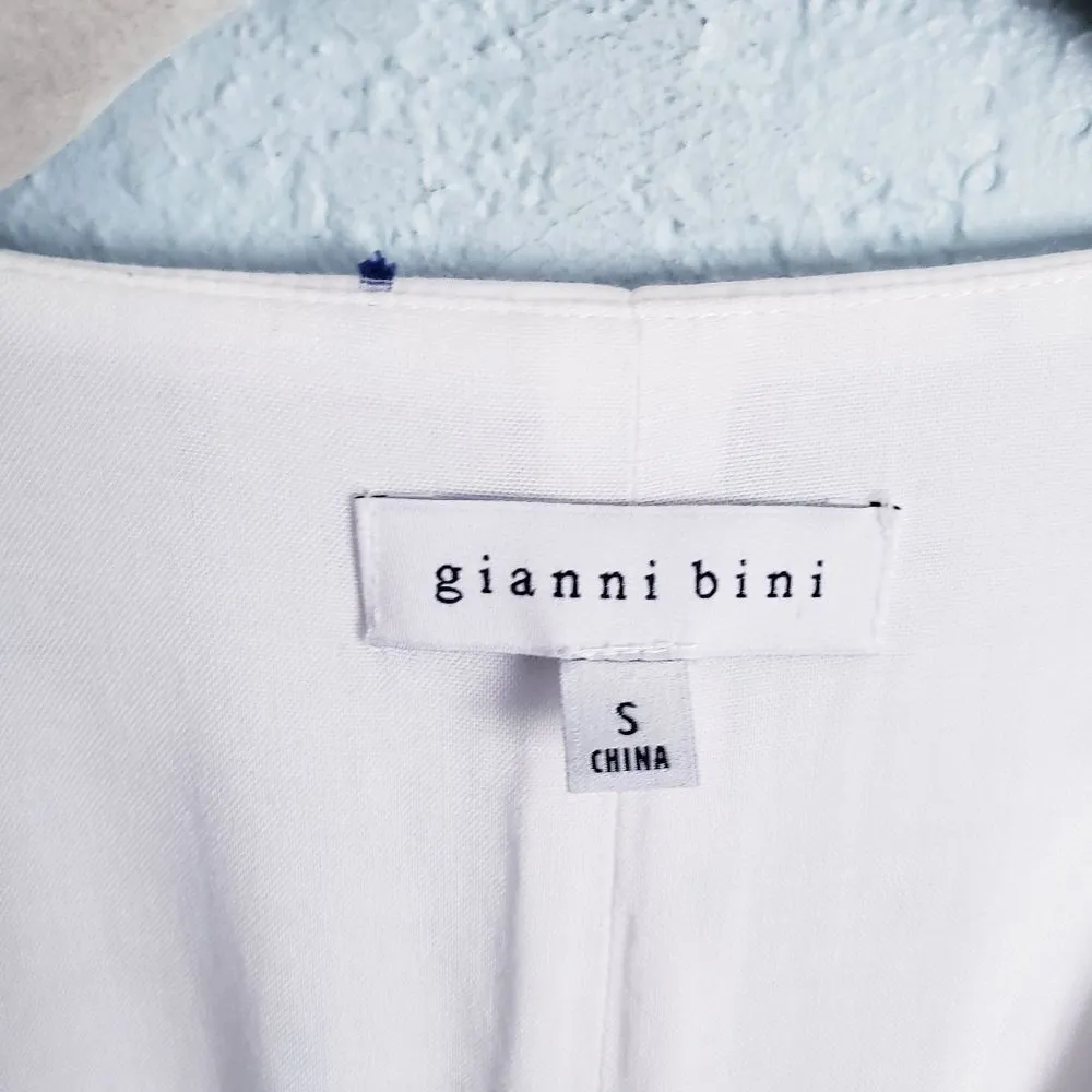 Gianni Bini Tara White Mini Wrap Dress - Image 6